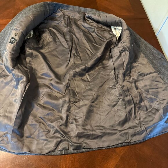 Canali Milano Mens 100% pure Wool Blend Herringbone Pattern Suit Jacket Blazer 4 - Picture 11 of 11